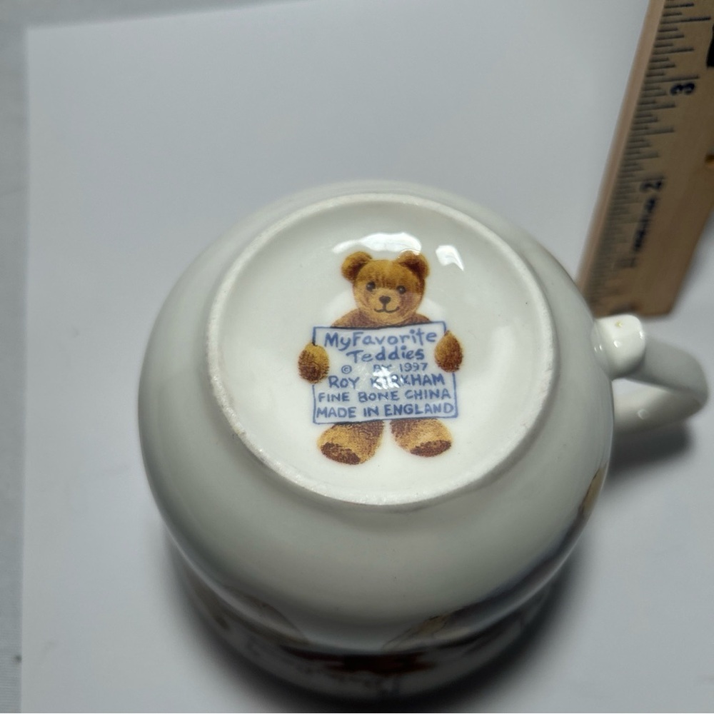 Vintage Roy Kirkham Cup My Favorite Teddies 1997 Teddy Bears England Bone China